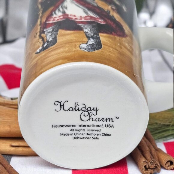 Vintage Santa Latte Cup - Holiday Charm by Housewares International USA - Picture 6 of 6